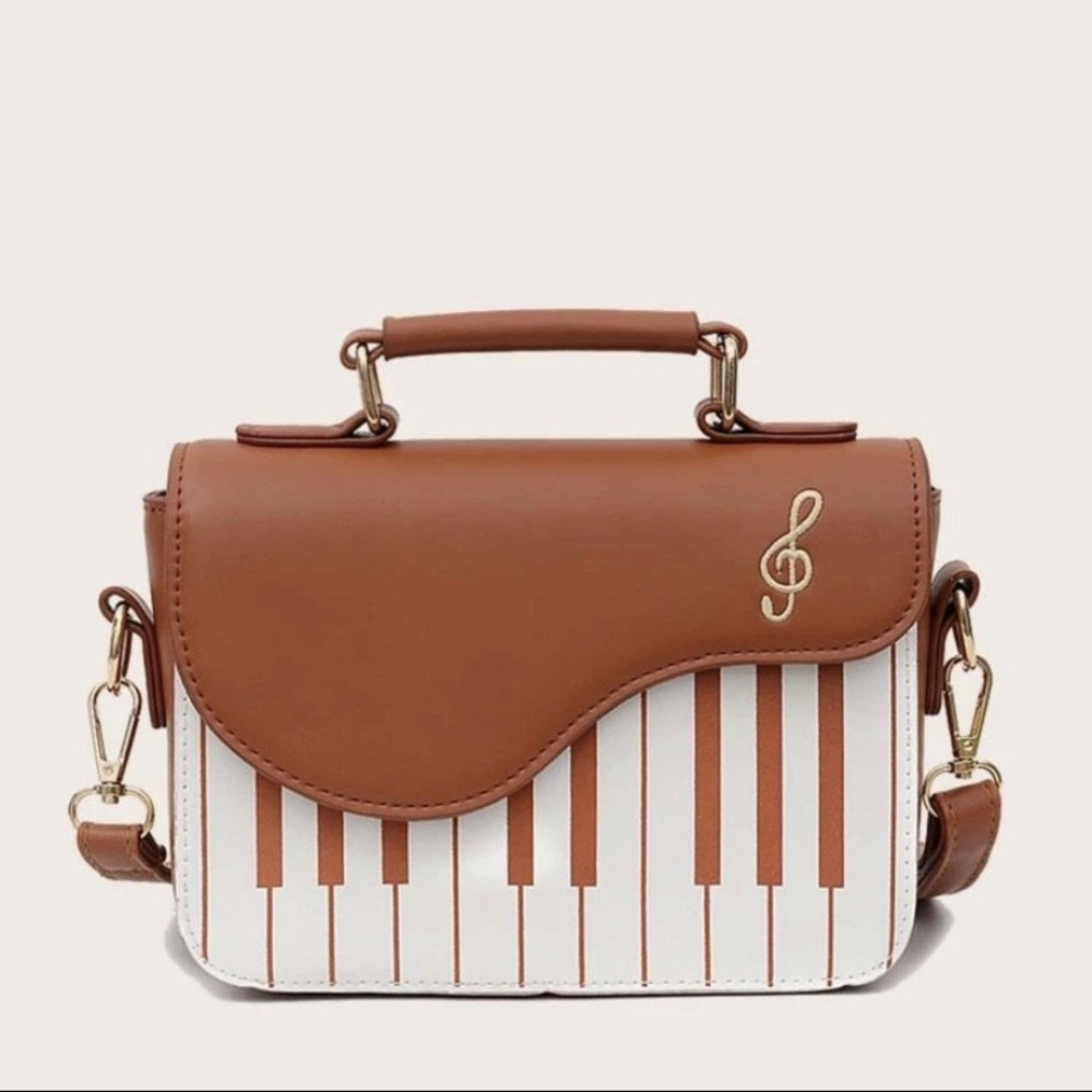 Piano Keys Satchel Bag